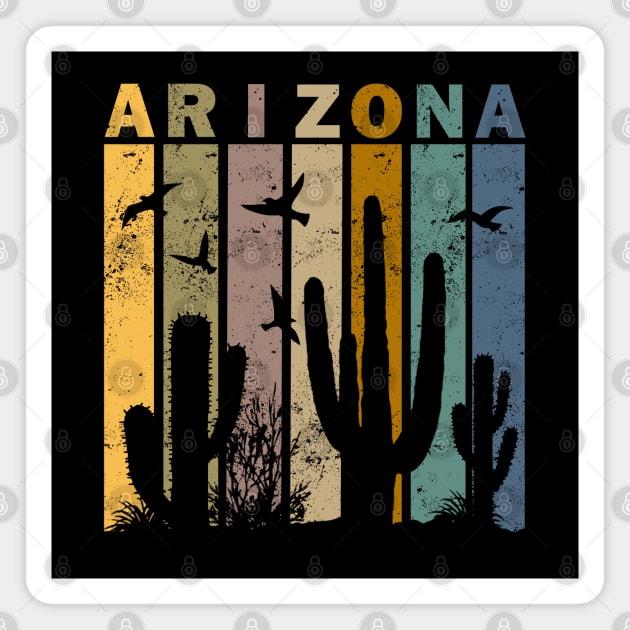 Arizona - Vintage Magnet by valentinahramov